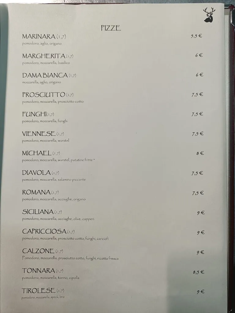 Menu_Ristorante Pizzeria al Cervo D'Oro_Cividale del Friuli_immagine_2