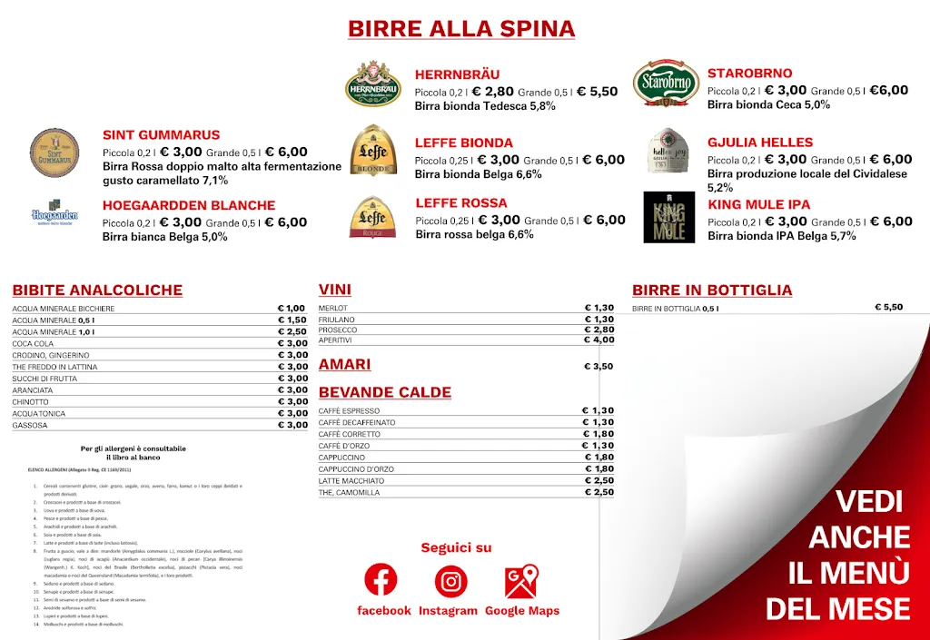 Menu_Bar Happy Days di De Angelis Lawrence_Cividale del Friuli_image_3