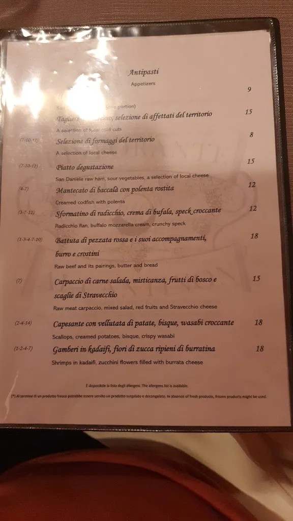 Menu_RISTORANTE AL CANTINON - San Daniele del Friuli _Dogna_image_1