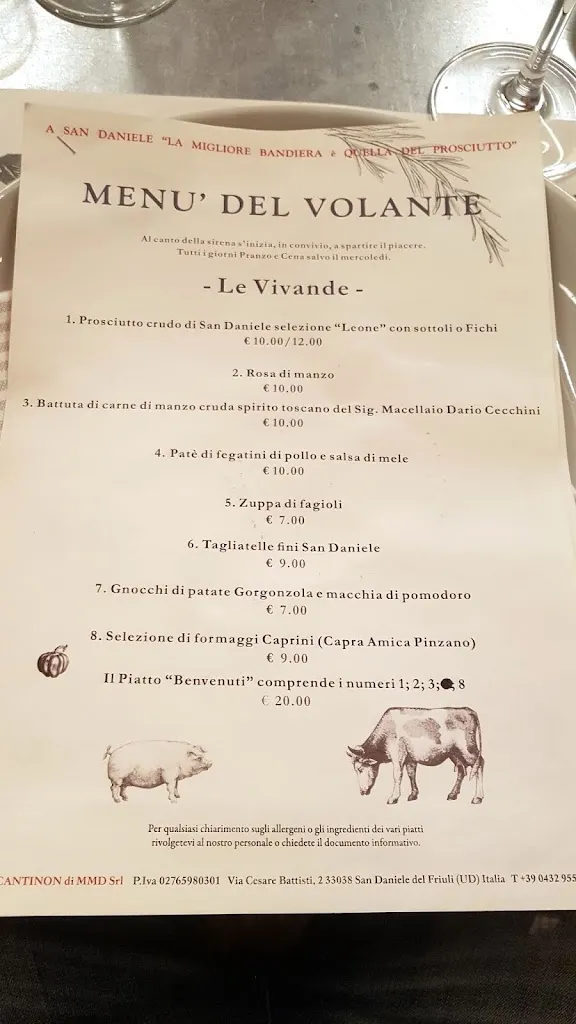 Menu_RISTORANTE AL CANTINON - San Daniele del Friuli _Dogna_image_4