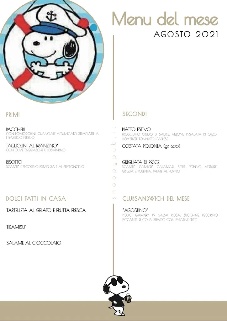Menu_Snoopy Pub Ristorantino Cordenons_Cordenons_image_1