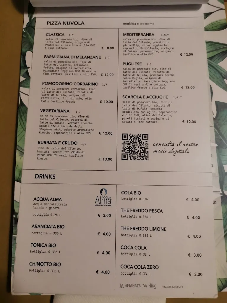 Menu_LA SPIANATA DA NIKO_Cordenons_image_2