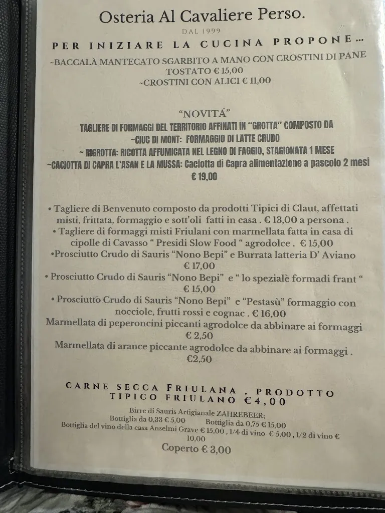 Menu_Osteria Al Cavaliere Perso_Cordenons_image_2