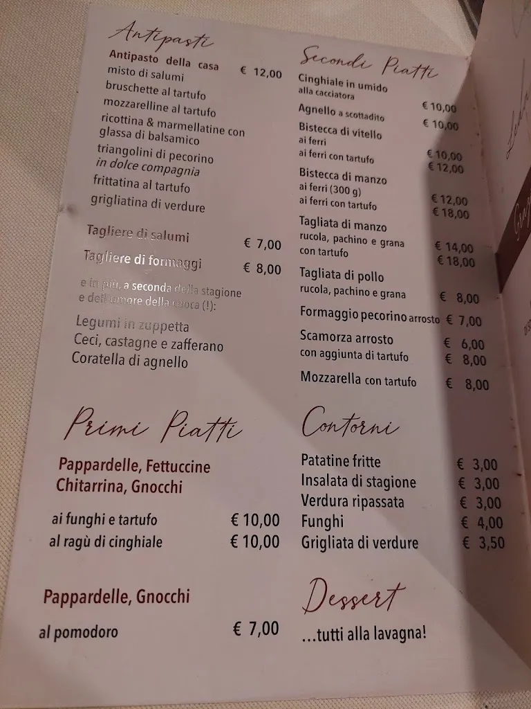 Menü_Ristorante Leda e Santino_San Demetrio Ne' Vestini_Bild_1