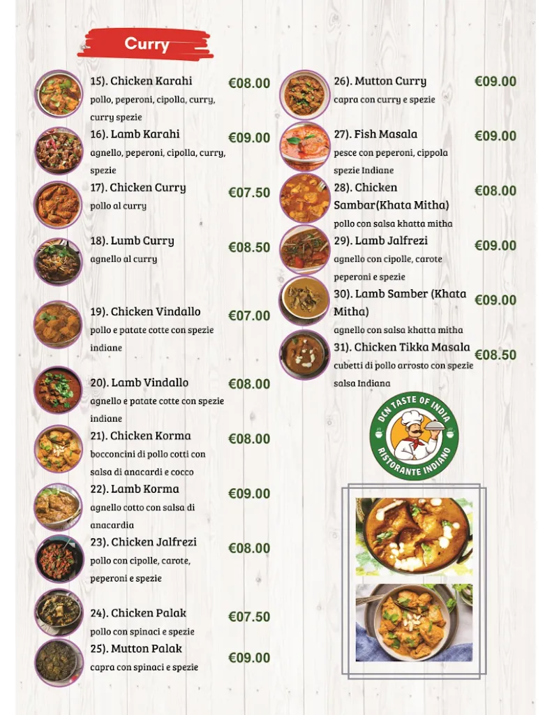 Menu_DCN Taste of India_Cordenons_image_2
