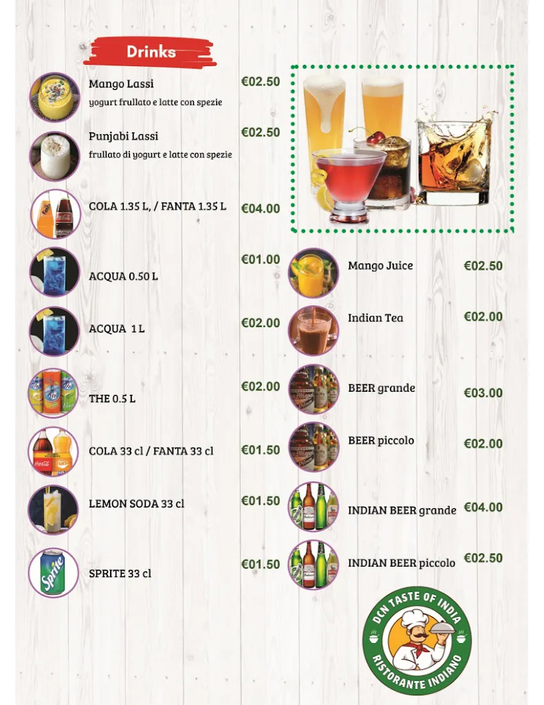 Menu_DCN Taste of India_Cordenons_image_4