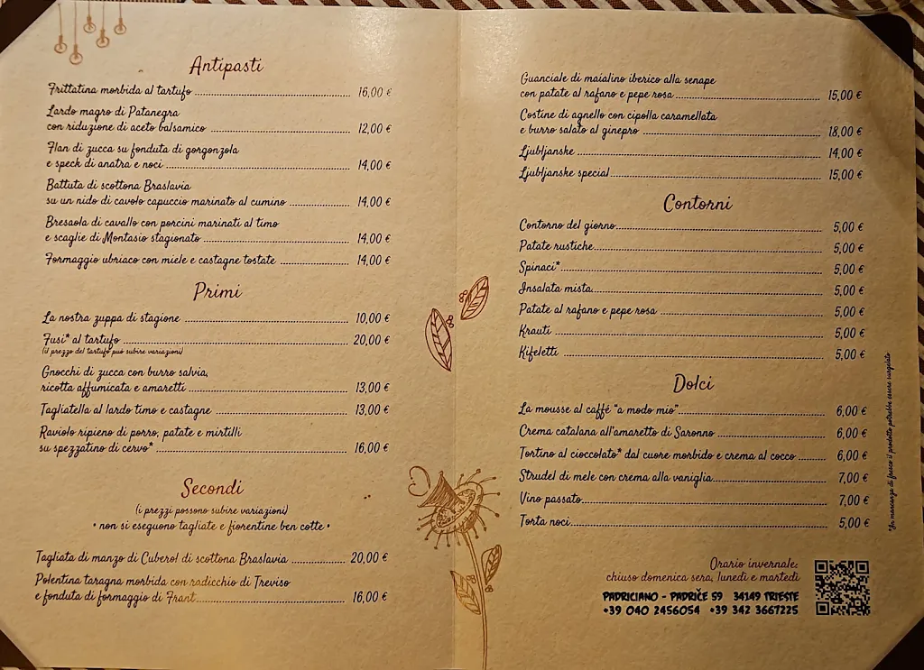 Menu_Trattoria Dolina_Dolina_image_1