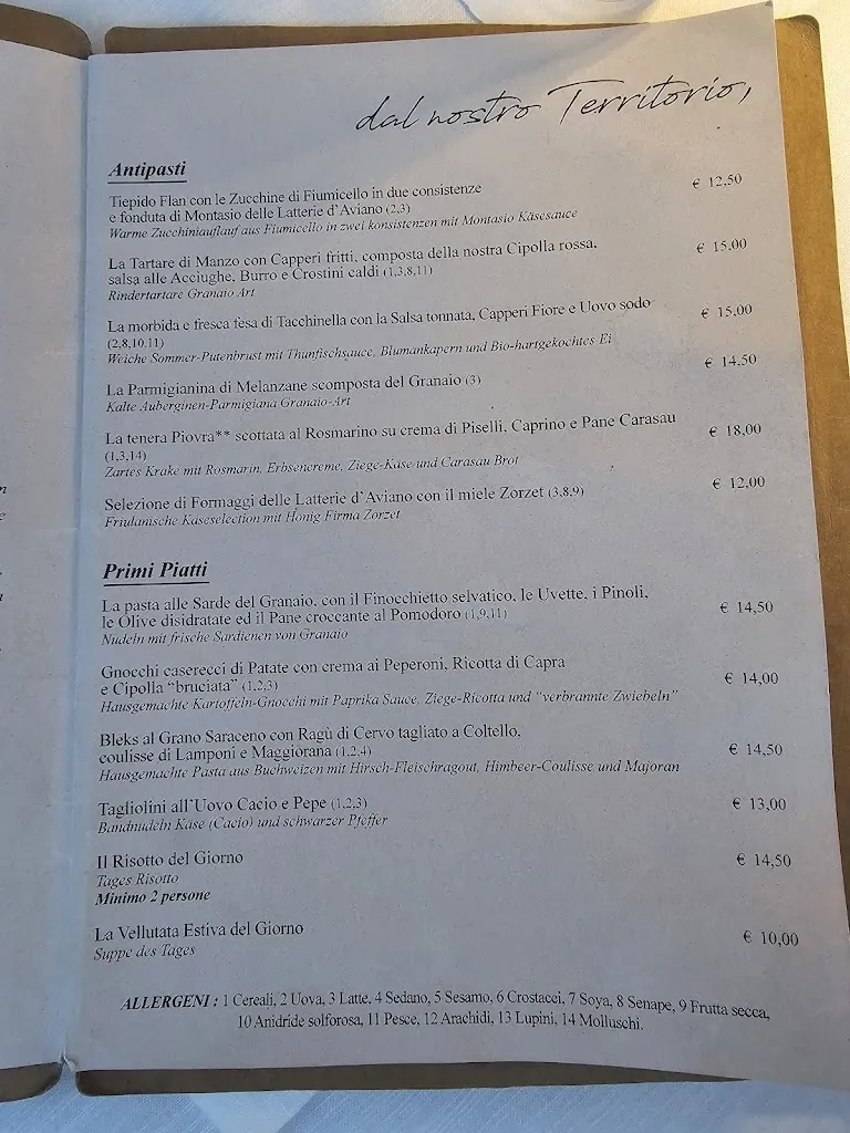 Menu_Al Granaio_Fiumicello_immagine_1