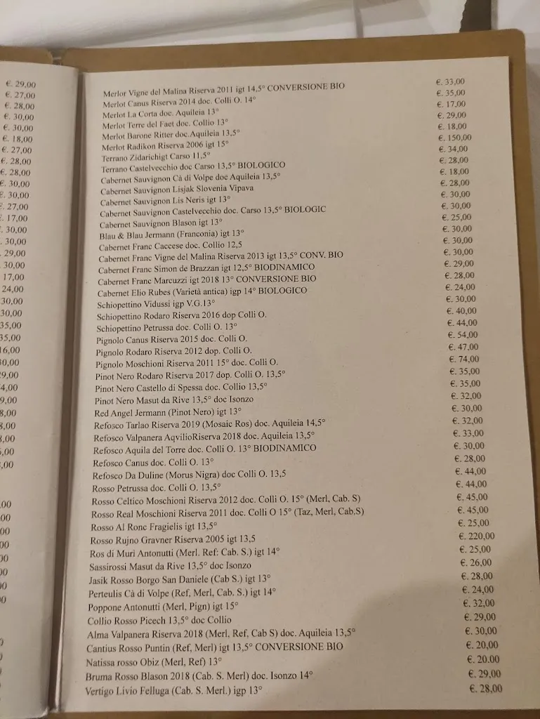 Menu_Al Granaio_Fiumicello_immagine_3