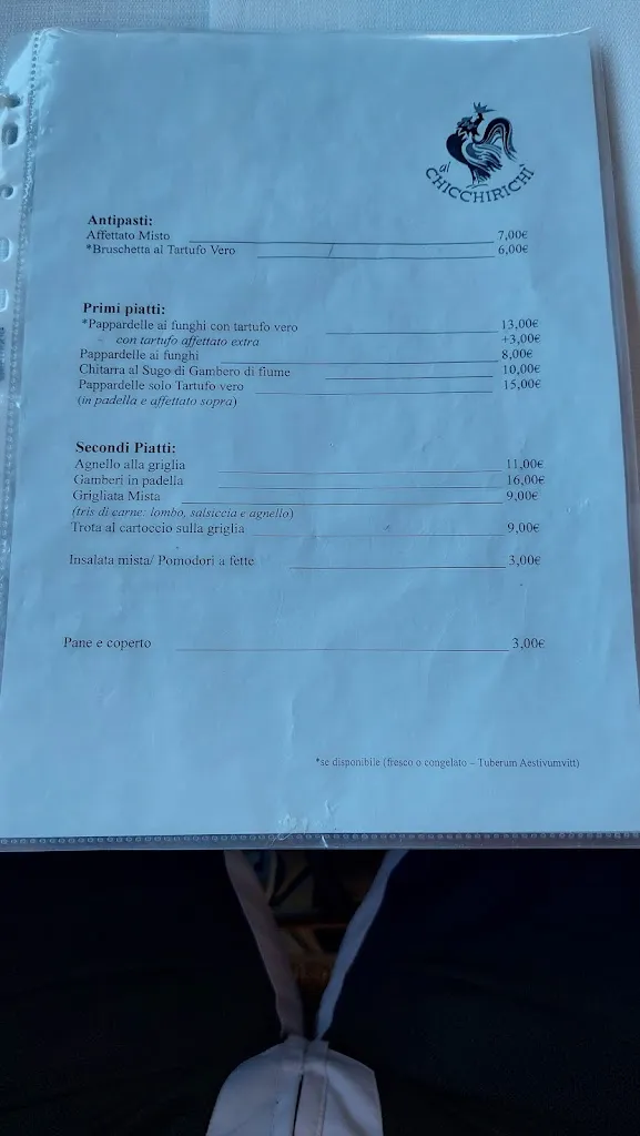 Menu_Al Chicchirichi'_San Demetrio Ne' Vestini_immagine_2