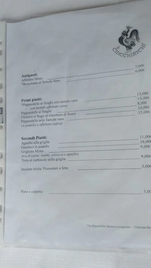 Menu_Al Chicchirichi'_San Demetrio Ne' Vestini_immagine_4