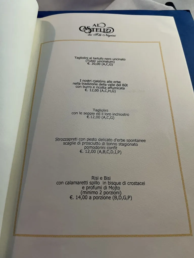 Menu_Ristorante Al Castello_Fagagna_image_2