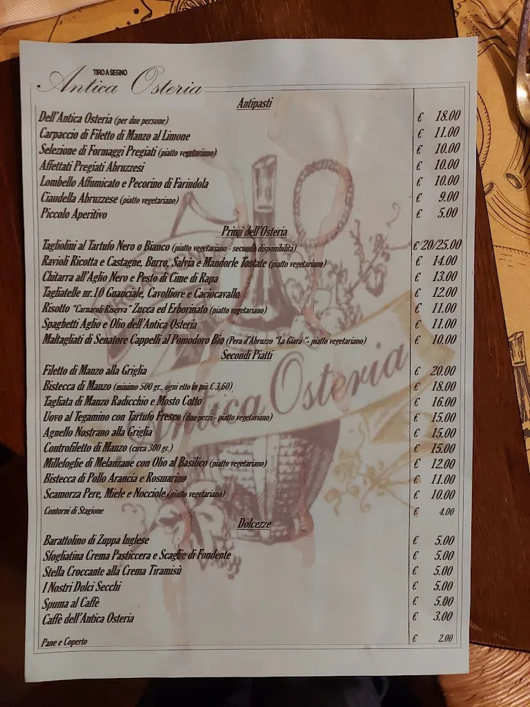 Menu_Antica Osteria Tiro a Segno_Avezzano_image_1