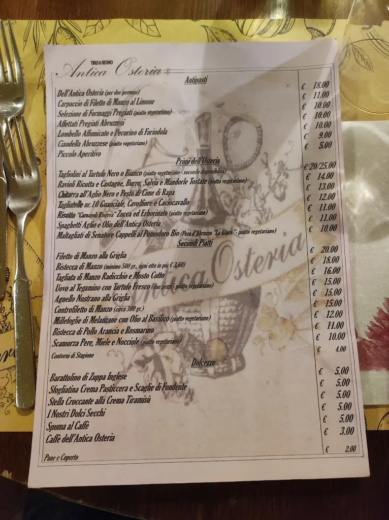 Menu_Antica Osteria Tiro a Segno_Avezzano_image_2