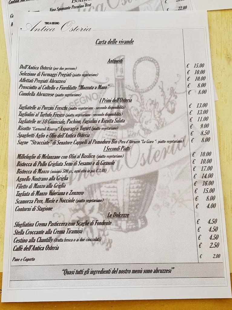Menu_Antica Osteria Tiro a Segno_Avezzano_image_4