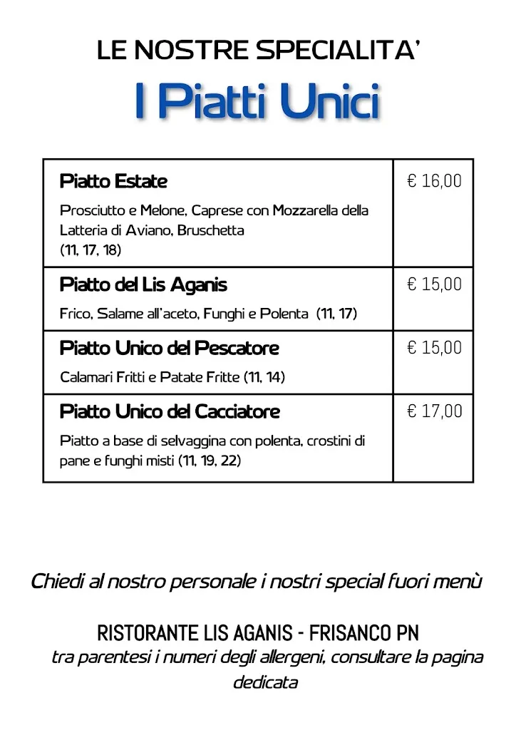 Menu_Albergo Ristorante Lis Aganis_Frisanco_image_1