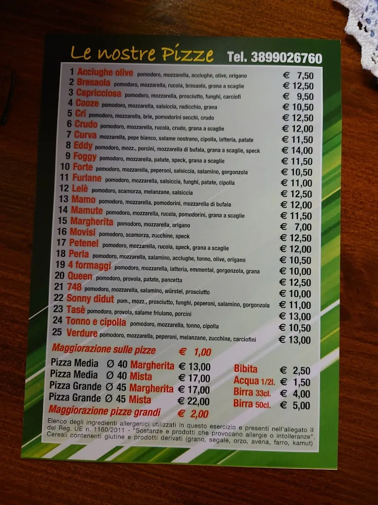 Menu_Pizzeria da Sonny_Gonars_image_1