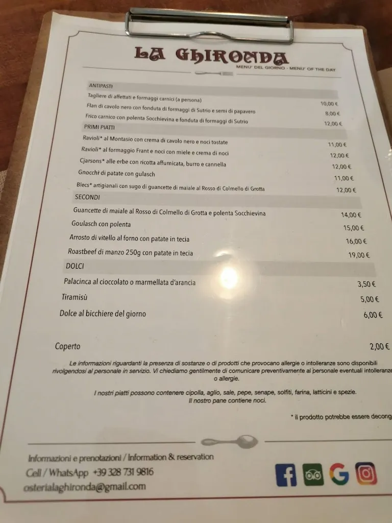 Menu_La Ghironda_Gradisca d'Isonzo_immagine_3