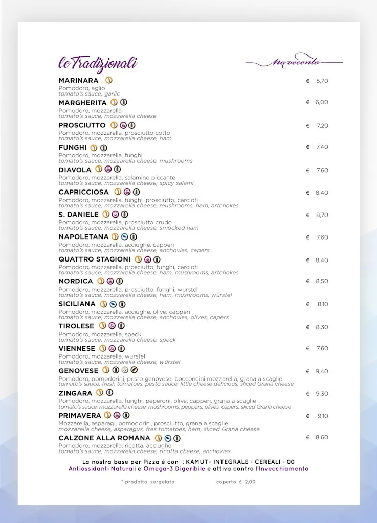 Menu_Ristorante Novecento_Gradisca d'Isonzo_image_1