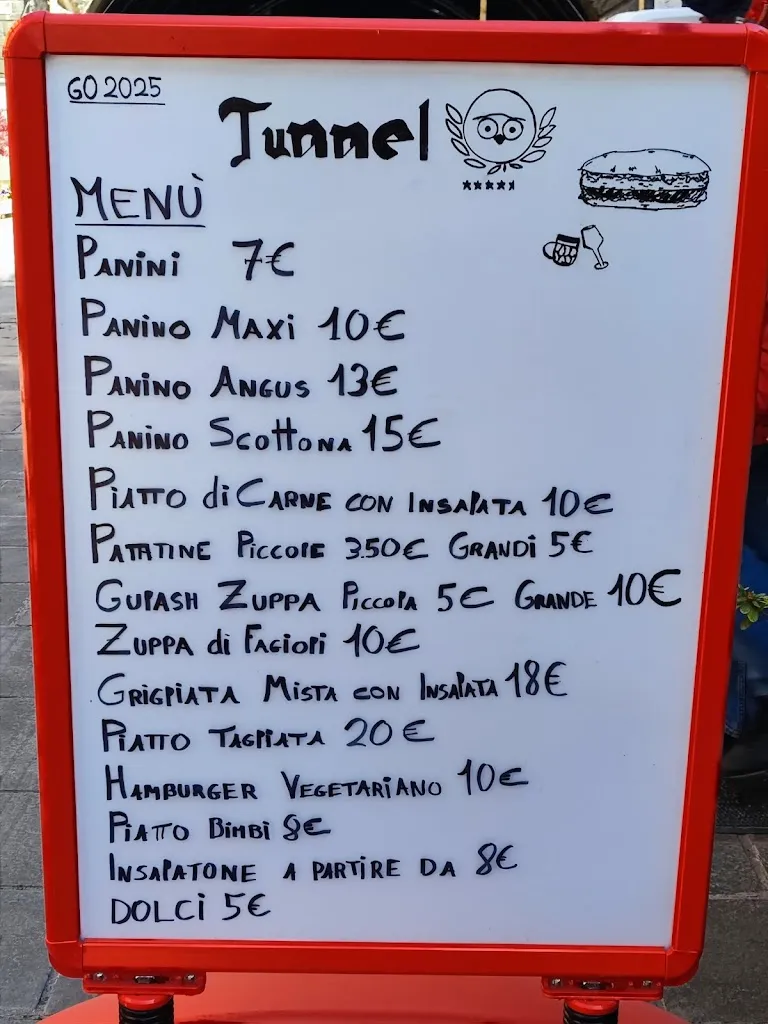 Menu_Tunnel Food And Drink Gorizia_Gorizia_image_2
