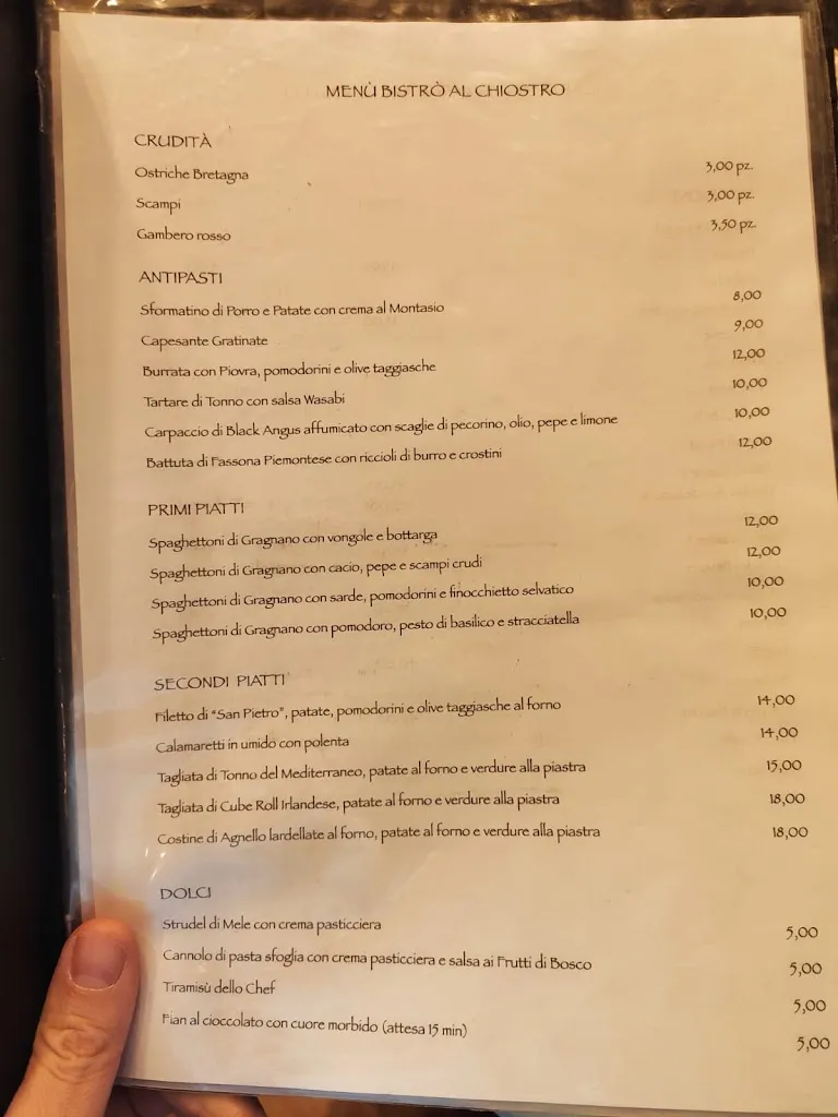 Menu_Al Chiostro Bistrò_Gorizia_image_3