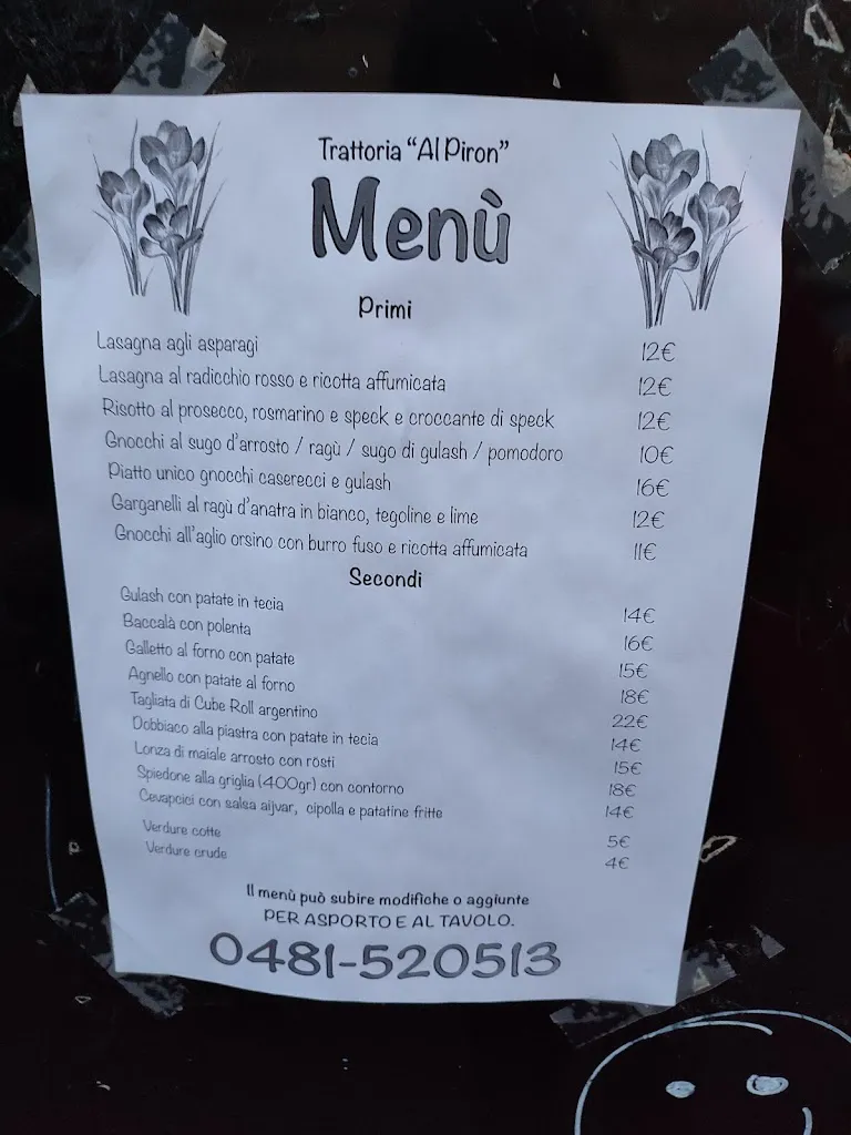 Menu_Al Piròn_Gorizia_image_1