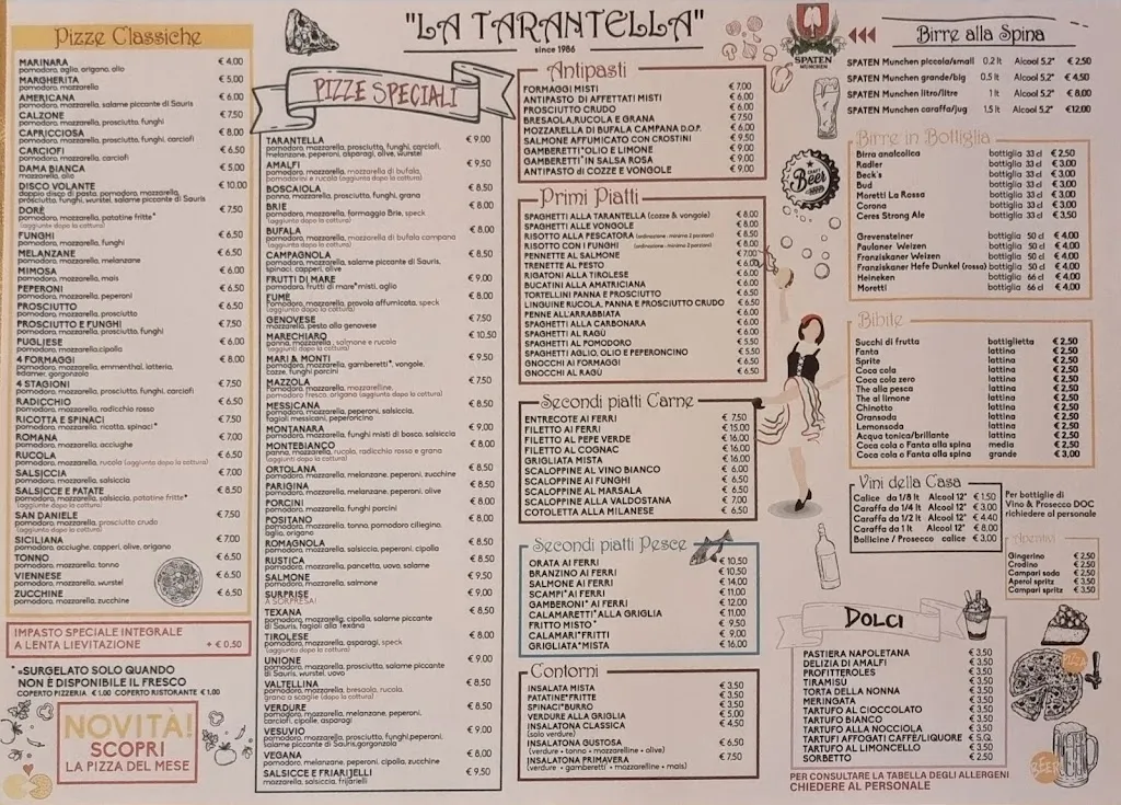 Menu_La Tarantella_Gorizia_image_2