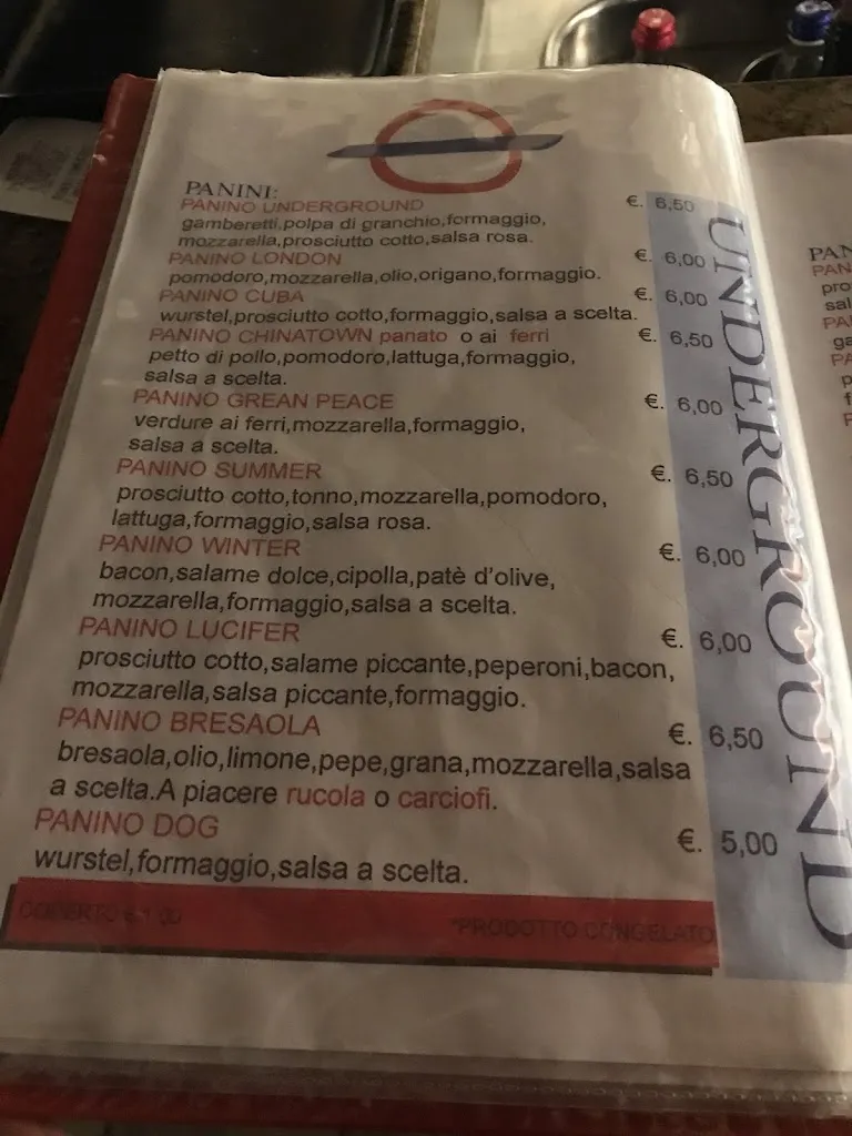 Menu_Underground Gorizia_Gorizia_image_4