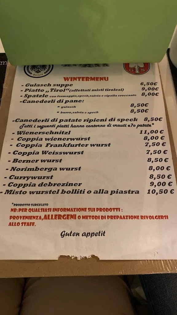 Menu_Bier Keller Gorizia_Gorizia_image_1
