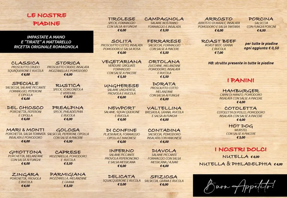 Menu_Piadineria La Sosta_Gorizia_image_1