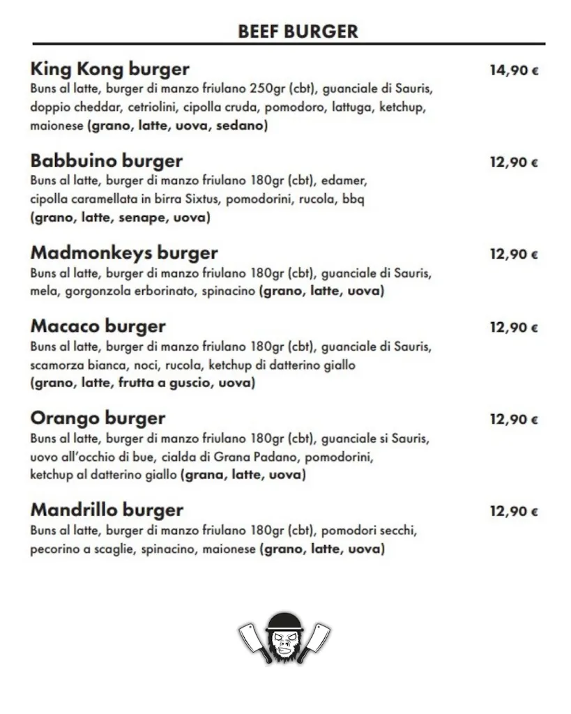 Menu_Madmonkeys | Burger street food & birreria_Gorizia_image_1