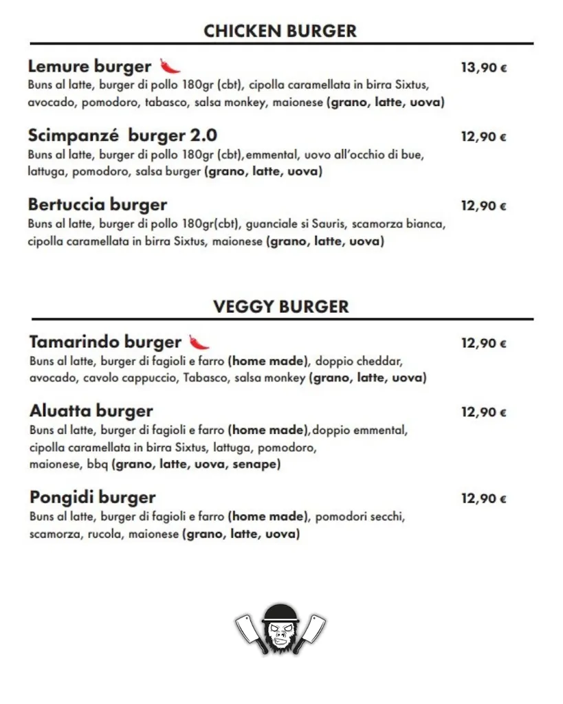 Menu_Madmonkeys | Burger street food & birreria_Gorizia_image_2