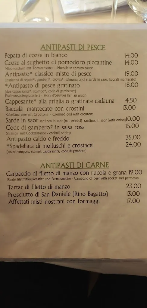 Menü_Ristorante Da Roberta_Latisana_Bild_2