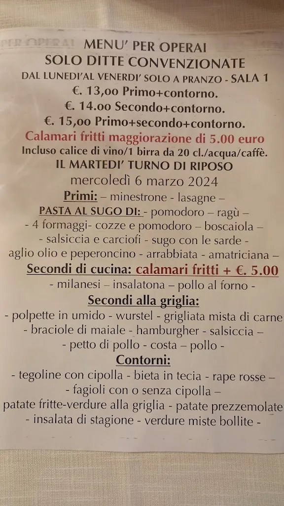 Menü_Ristorante Da Roberta_Latisana_Bild_3