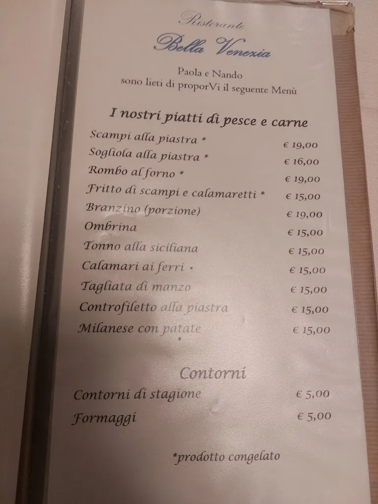 Menu_Ristorante Bella Venezia di Cassan Ferdinando_Latisana_image_1