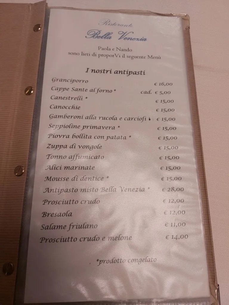 Menu_Ristorante Bella Venezia di Cassan Ferdinando_Latisana_image_2