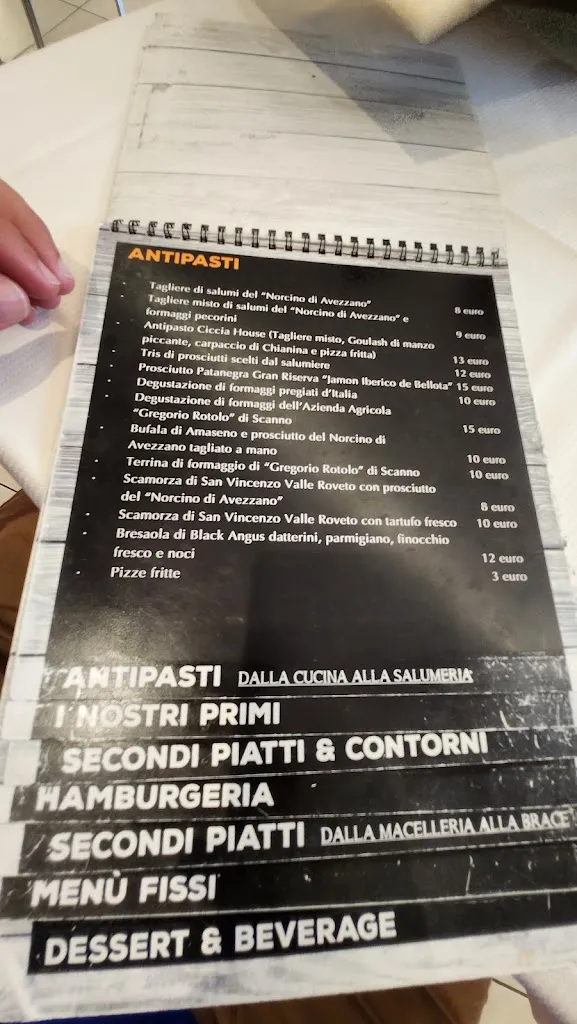 Menu_Ciccia House_Avezzano_image_3