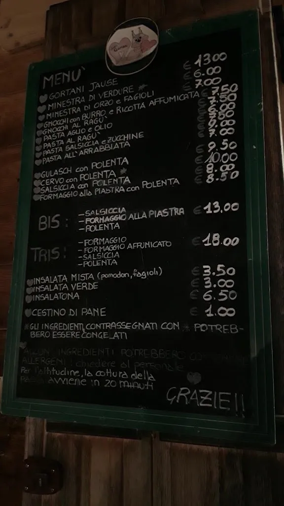 Menu_Rifugio Gortani_Malborghetto_immagine_1