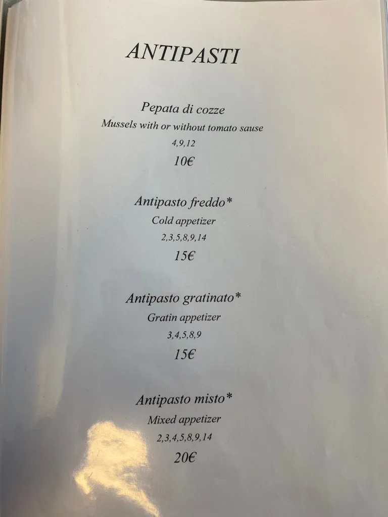 Menu_Bar ristorantino Vista sul Mare _Marano Lagunare_image_4