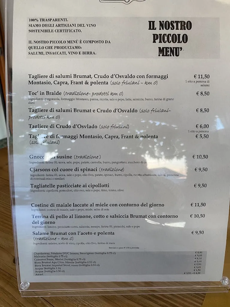 Menu_Osteria Vinars by Az. Agr. Brumat Gabriele_Medea_immagine_3