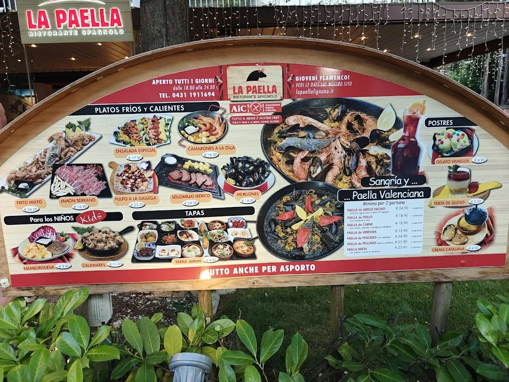 Menu_Ristorante Spagnolo La Paella_Lignano Sabbiadoro_image_3