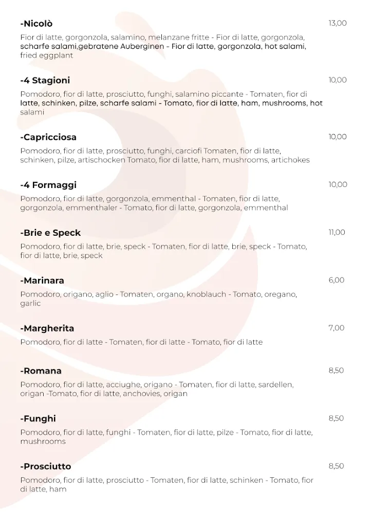 Menu_Ristorante Pizzeria A'mare_Lignano Sabbiadoro_image_3