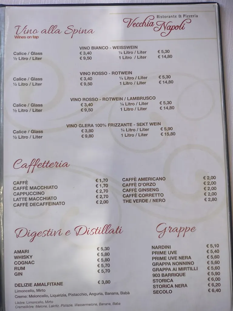 Menu_Ristorante Pizzeria Vecchia Napoli_Lignano Sabbiadoro_image_3