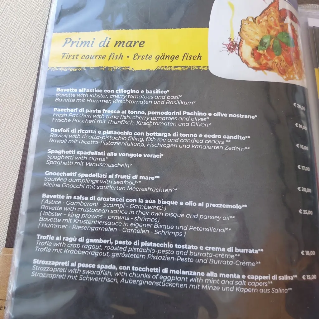 Menu_Sicily SaVà_Lignano Sabbiadoro_immagine_1