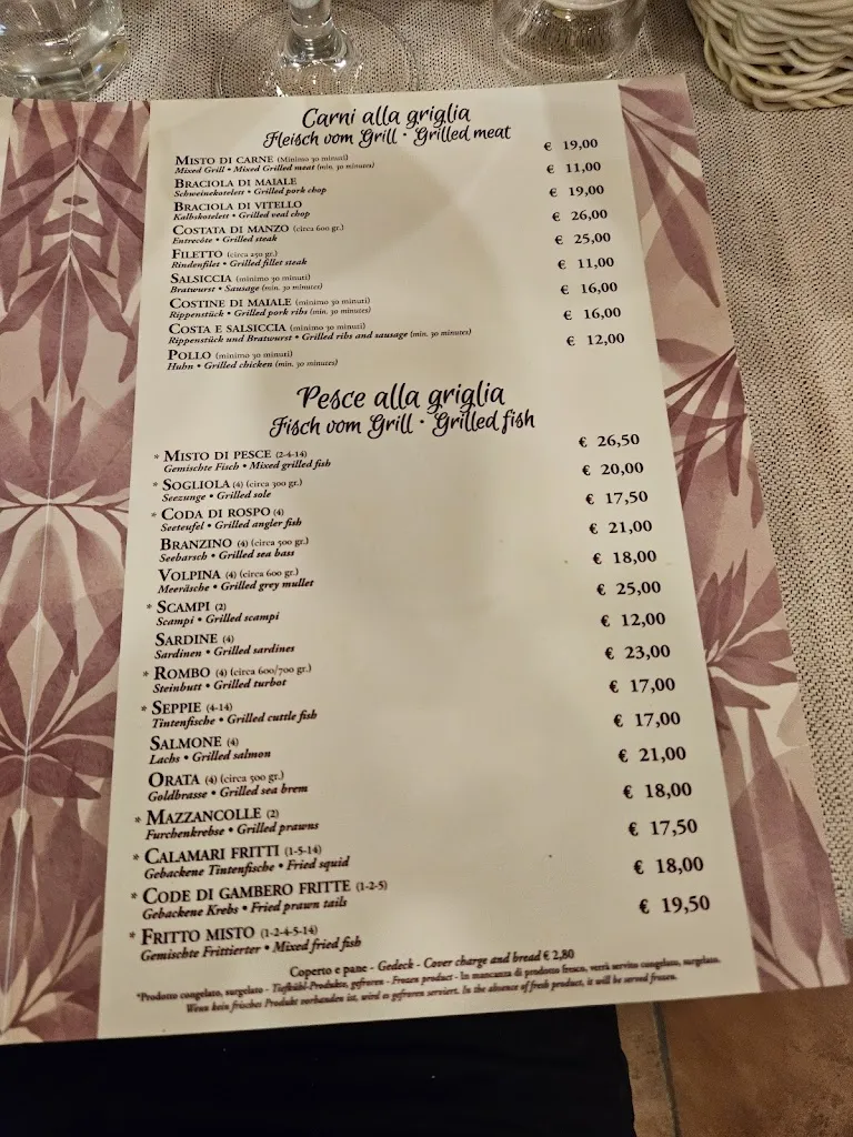 Menu_Restaurant Da Gigi Marchetto_Lignano Sabbiadoro_immagine_1