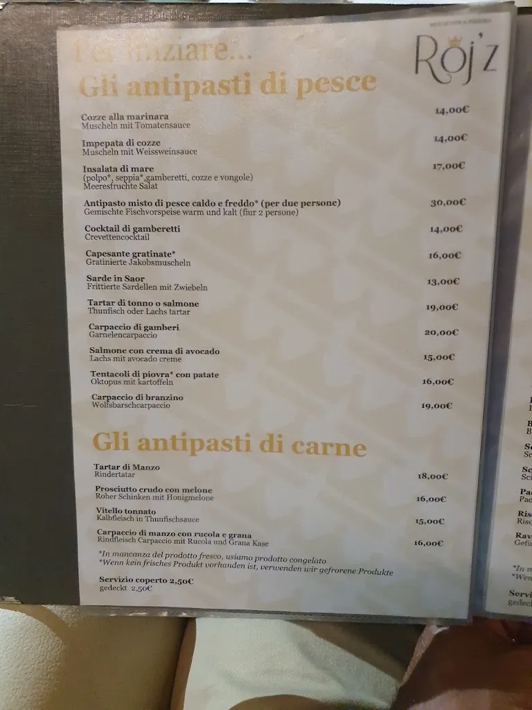 Menu_Roj’z Restaurant & Pizzeria_Lignano Sabbiadoro_image_2