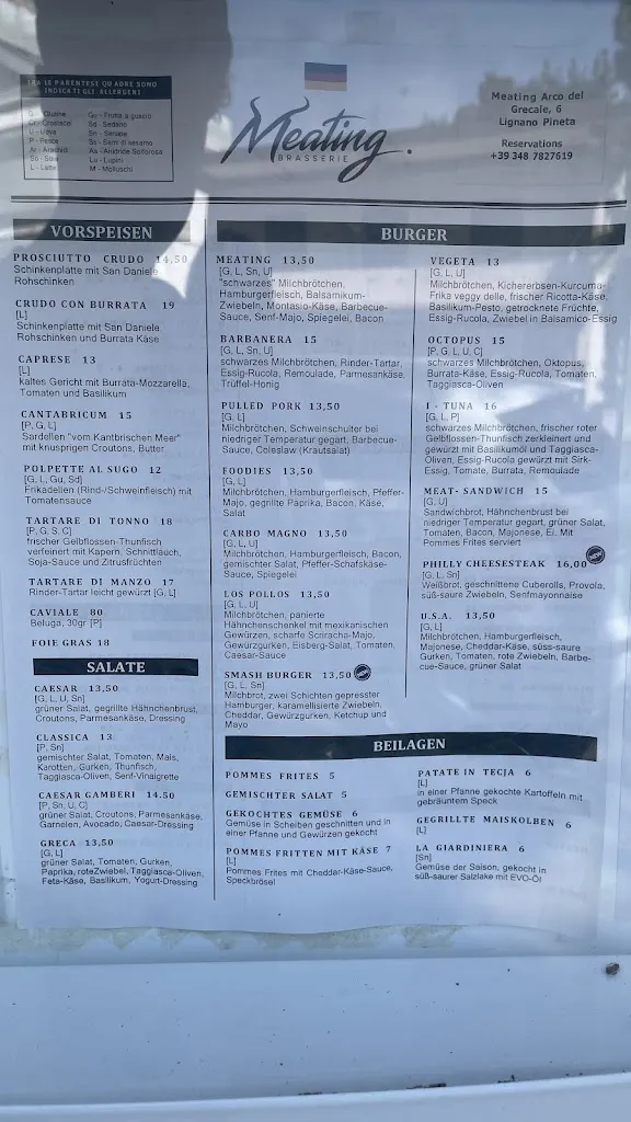 Menu_Meating Brasserie_Lignano Sabbiadoro_image_1