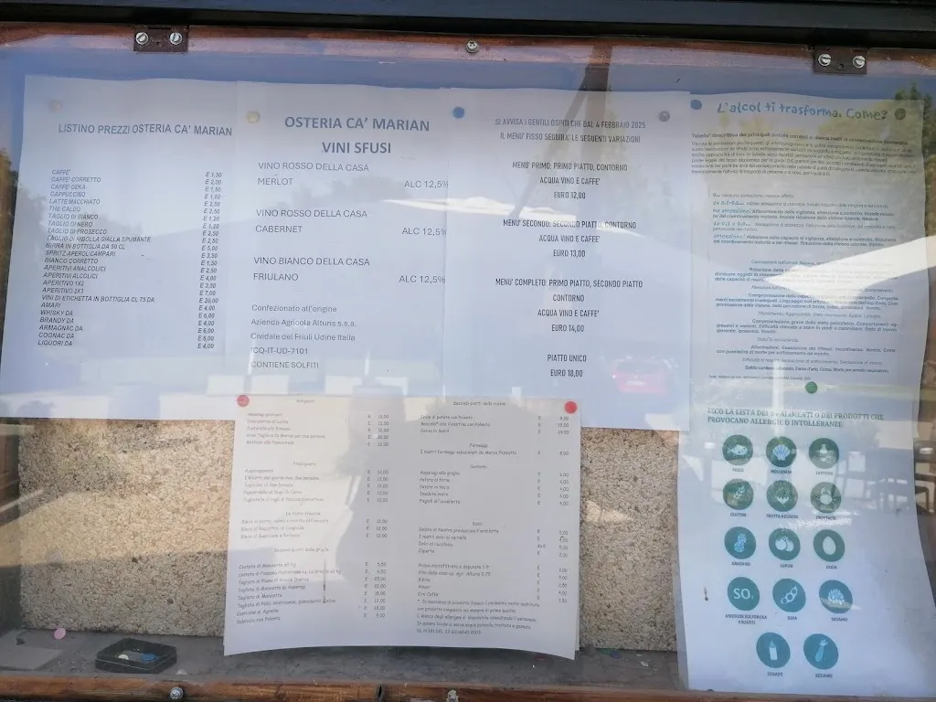 Menu_Osteria Ca Marian_Martignacco_immagine_4