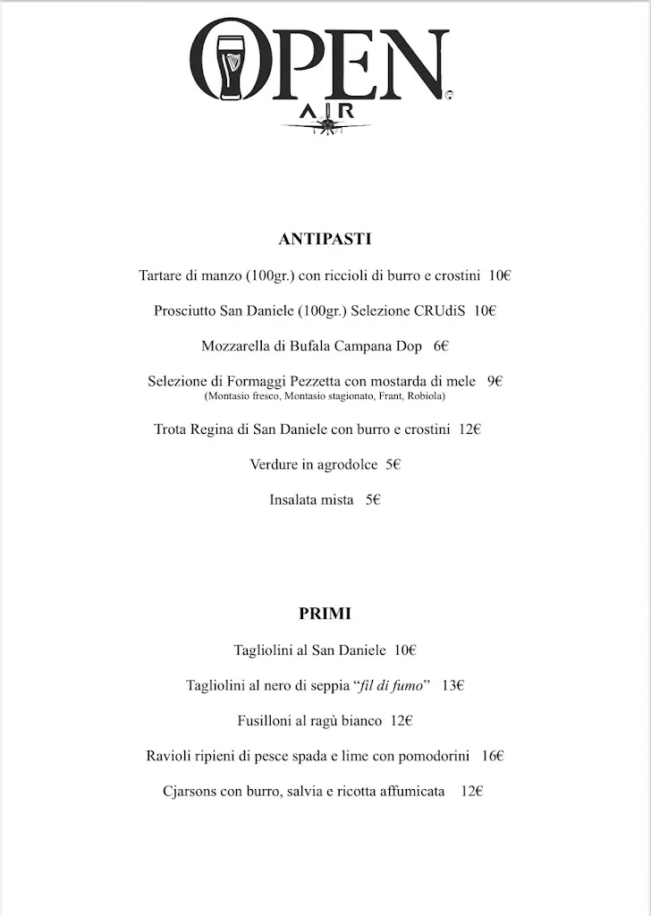 Menu_Open Air Ristorante_Osoppo_image_3