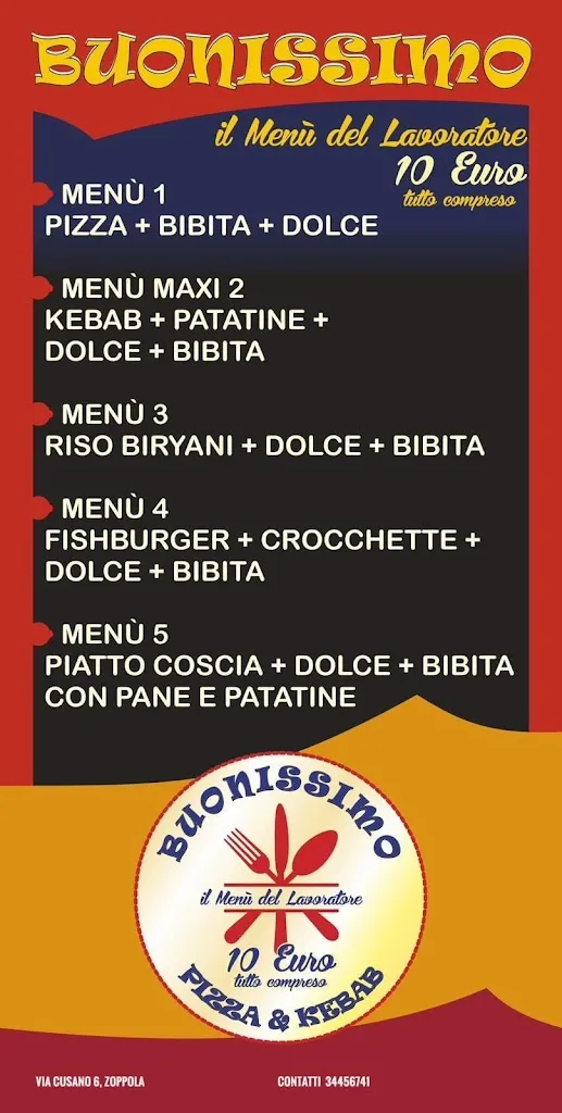 Menu_Buonissimo Pizza Kebab Zoppola_Orcenico Inferiore_image_1